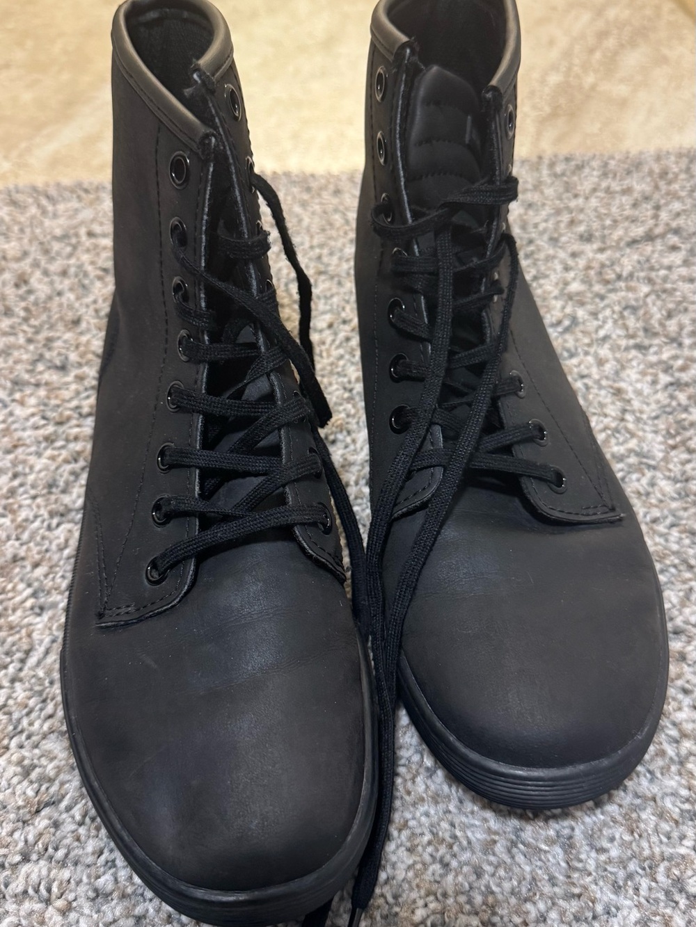 Dr. Martens Sheridan Black Matte Lace Up Boots Women’s Size 7